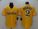 Red Sox 2 Xander Bogaerts Gold Nike 2021 City Connect Replica Player Cool Base Jersey,baseball caps,new era cap wholesale,wholesale hats
